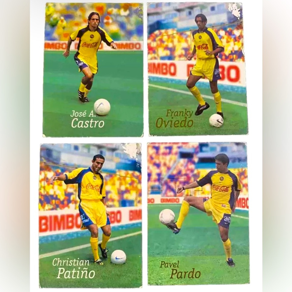 BIMBO CARDS "FC AMERICA" (MADE IN MEXICO 2001) Ultra RARE